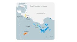 TotalEnergies map of Libya operations